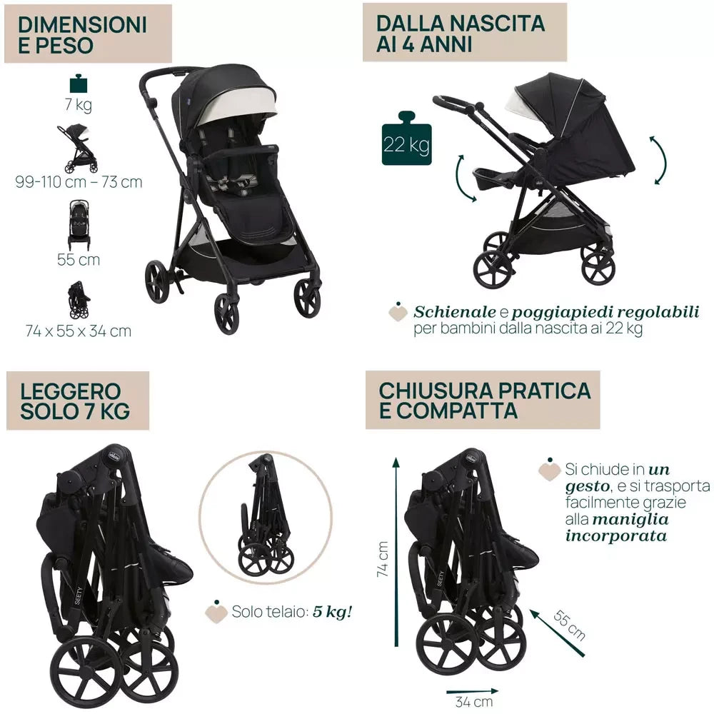 Chicco Trio Seety Black