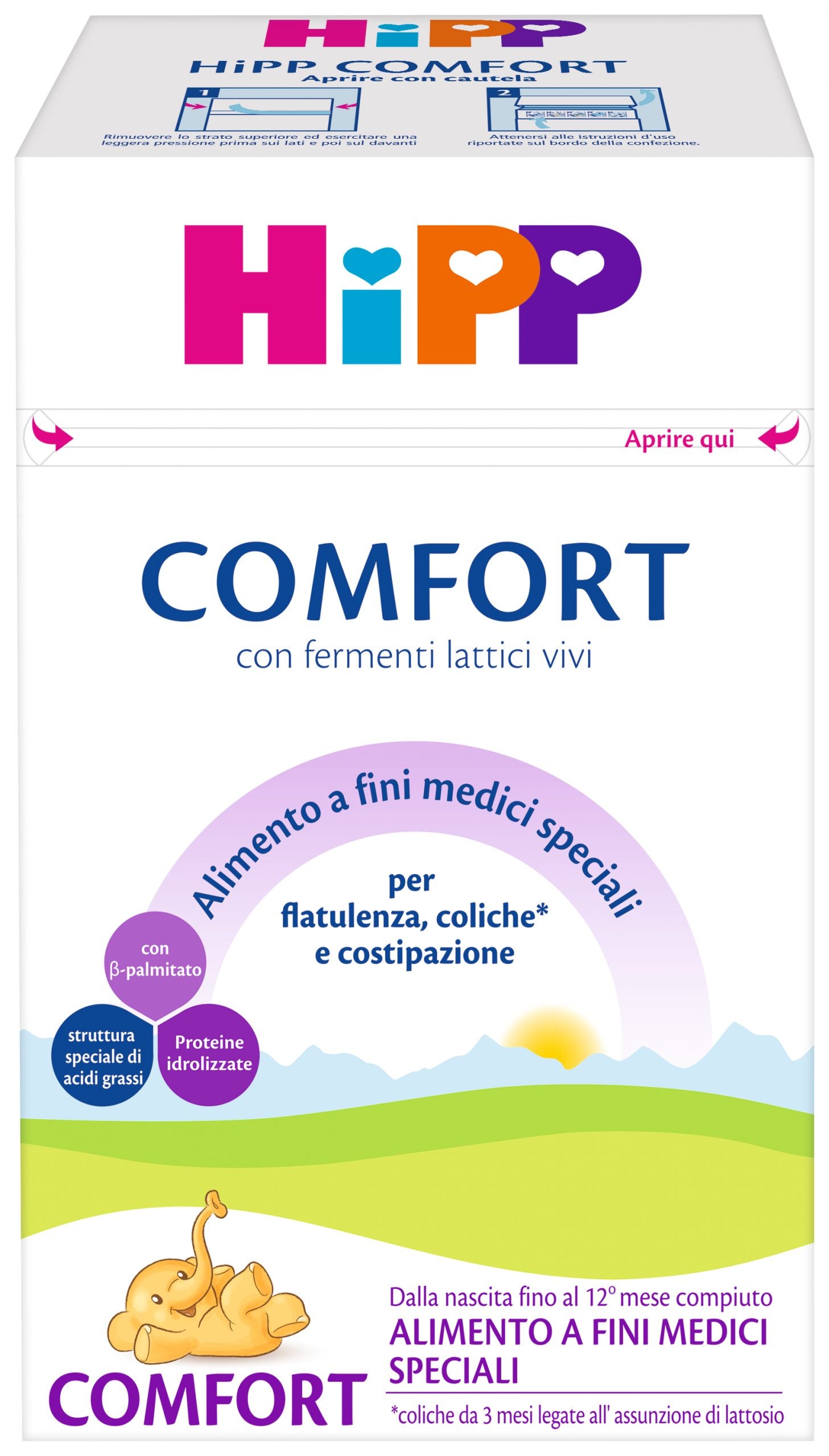 Hipp Comfort Latte In Polvere 600gr