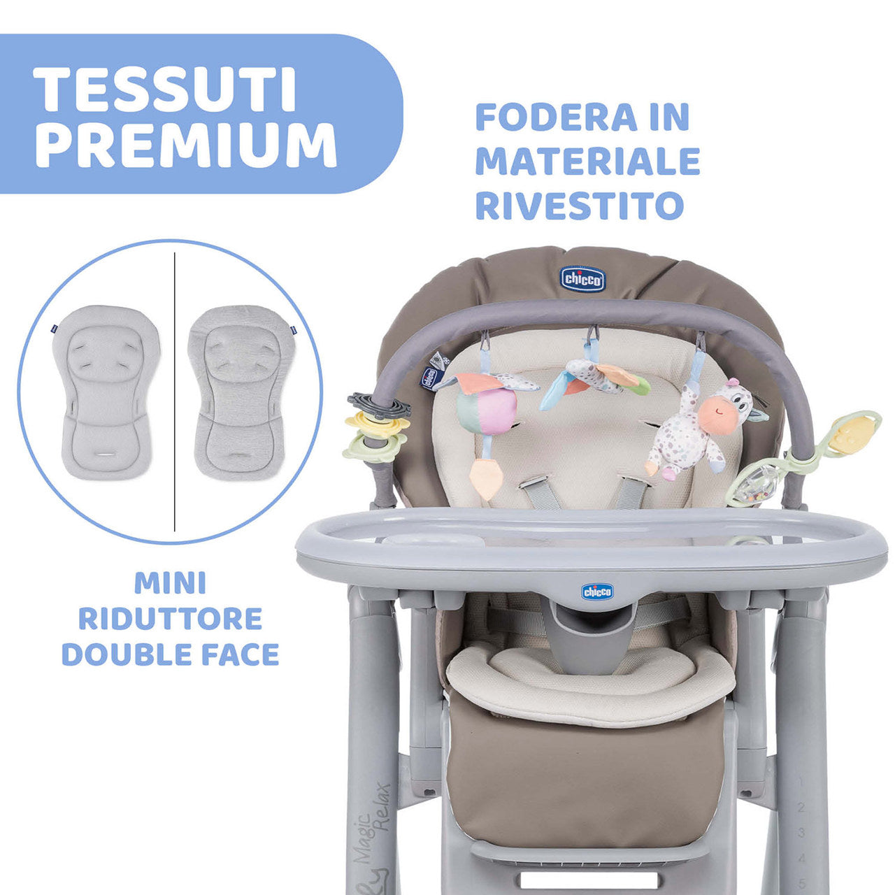 Chicco Polly Magic Seggiolone Pappa Colore COCOA