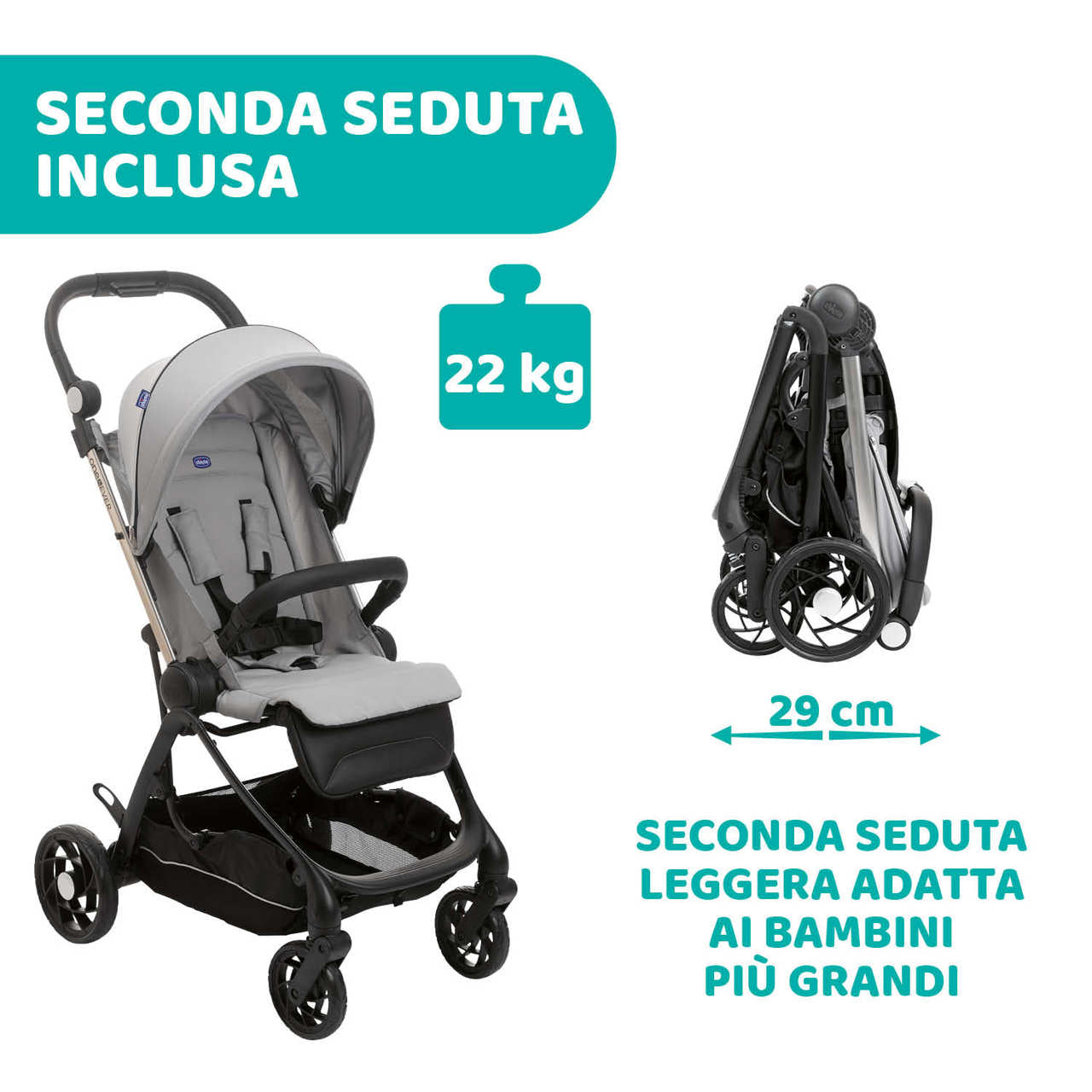 Chicco Trio One4ever Silverleaf