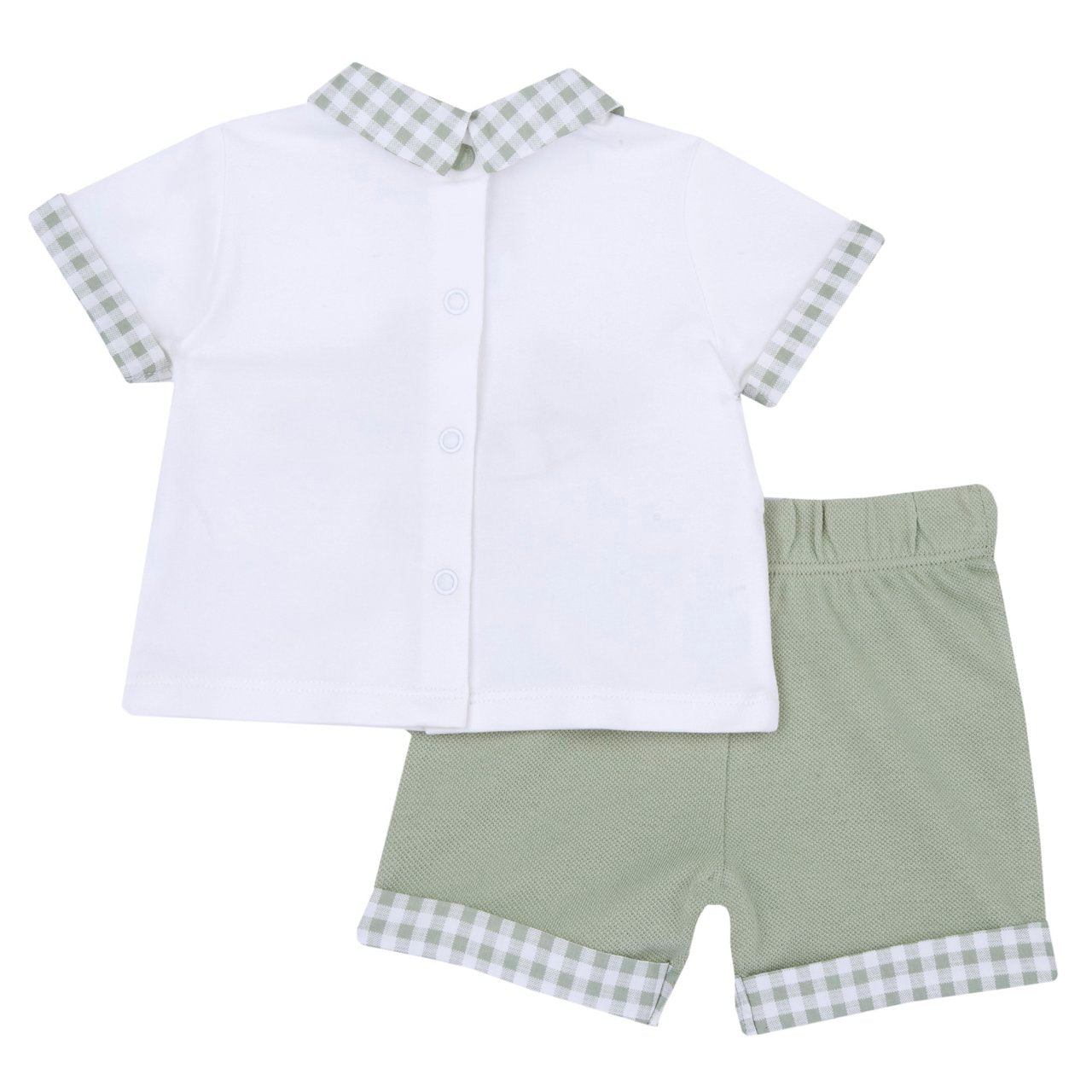 Chicco Maglia In Jersey Di Cotone E Pantaloni Corti In Piquet