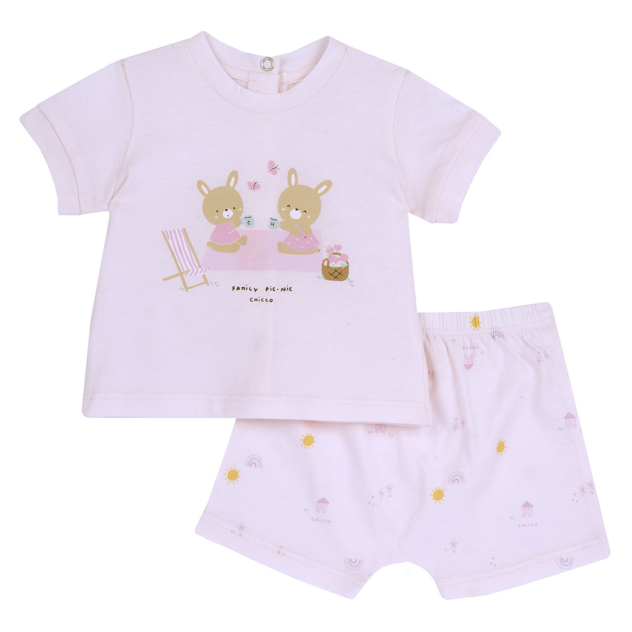 Chicco Completo In Jersey Di Cotone