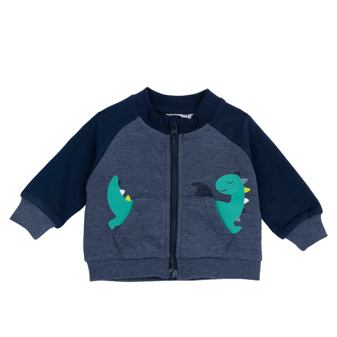 Chicco Cardigan Con Zip In Felpa Non Garzata