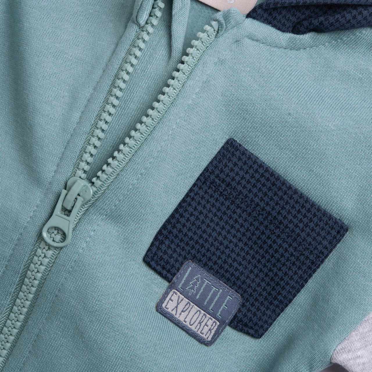 Chicco Cardigan Con Zip In Felpa Garzata