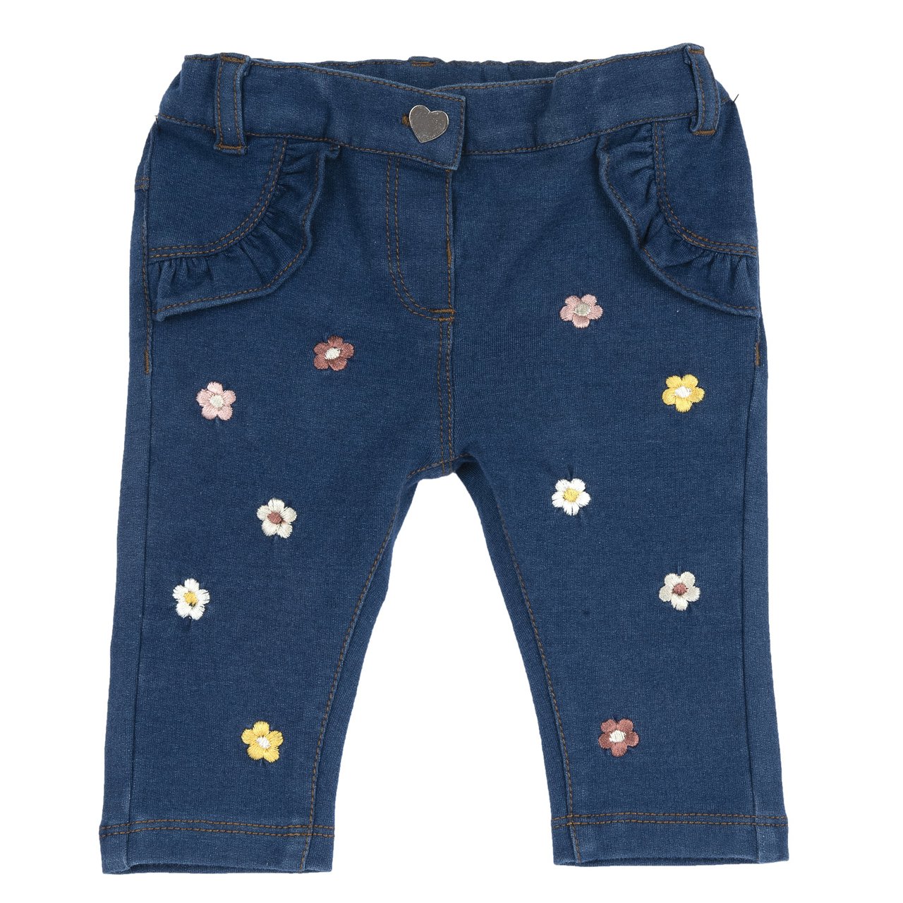 Chicco Pantaloni lunghi in felpa effetto denim