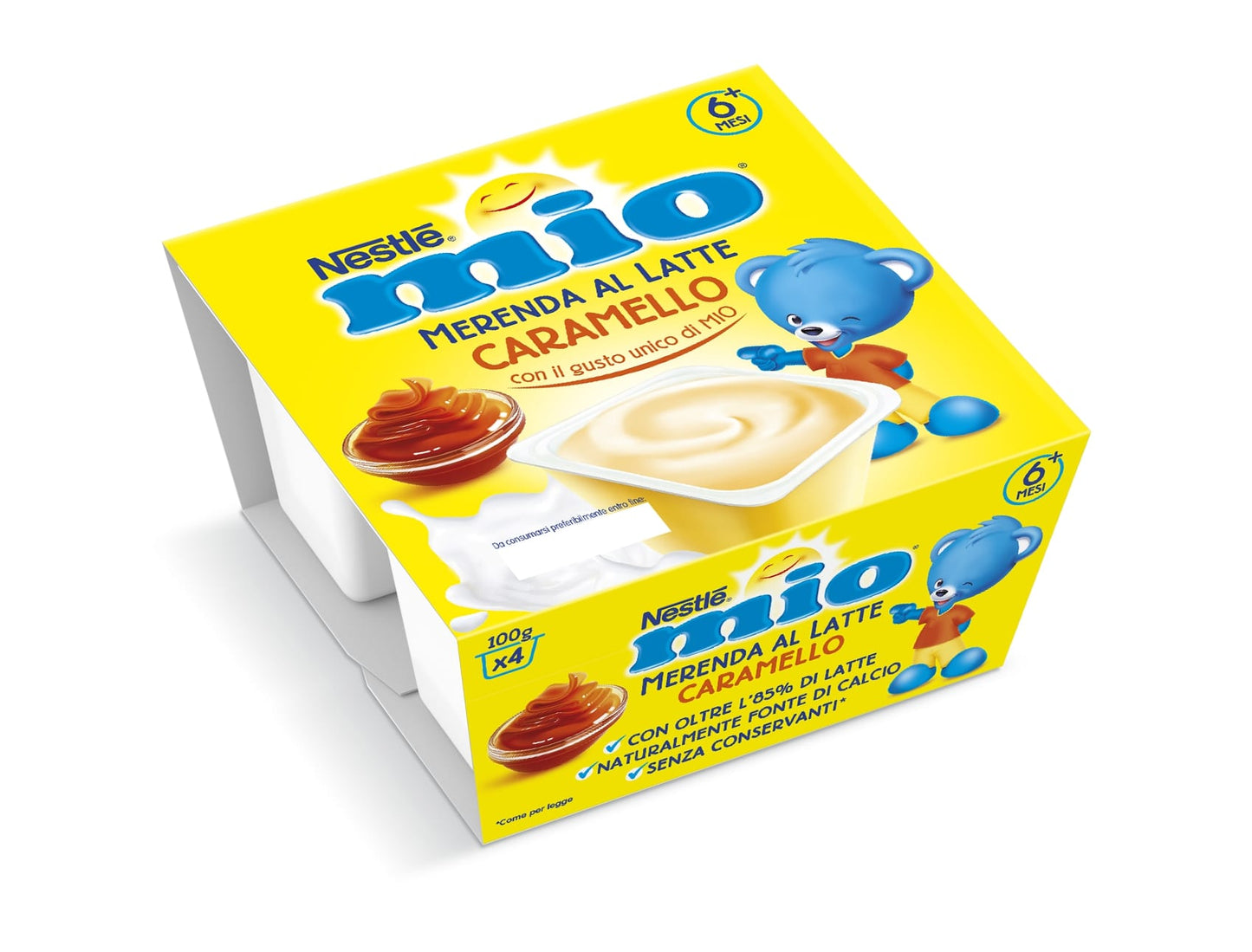 Nestlè Mio Merenda al Latte 4x100gr