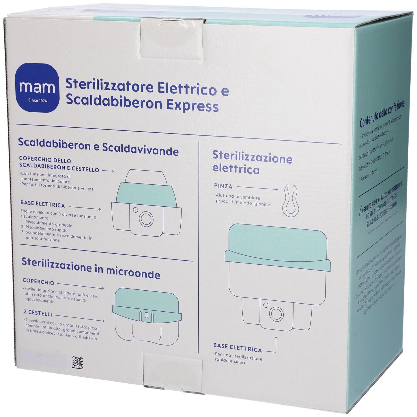 Mam Sterilizzatore Elettrico e Scaldabiberon