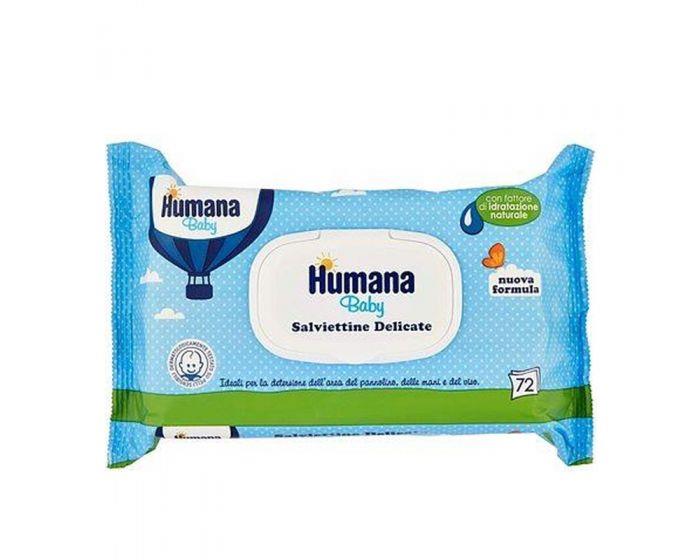 Humana Baby Salviettine Delicate 72pz
