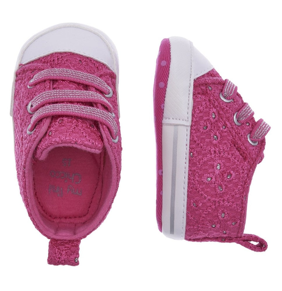 Chicco Sneakers In Tessuto Con Lacci Elastici