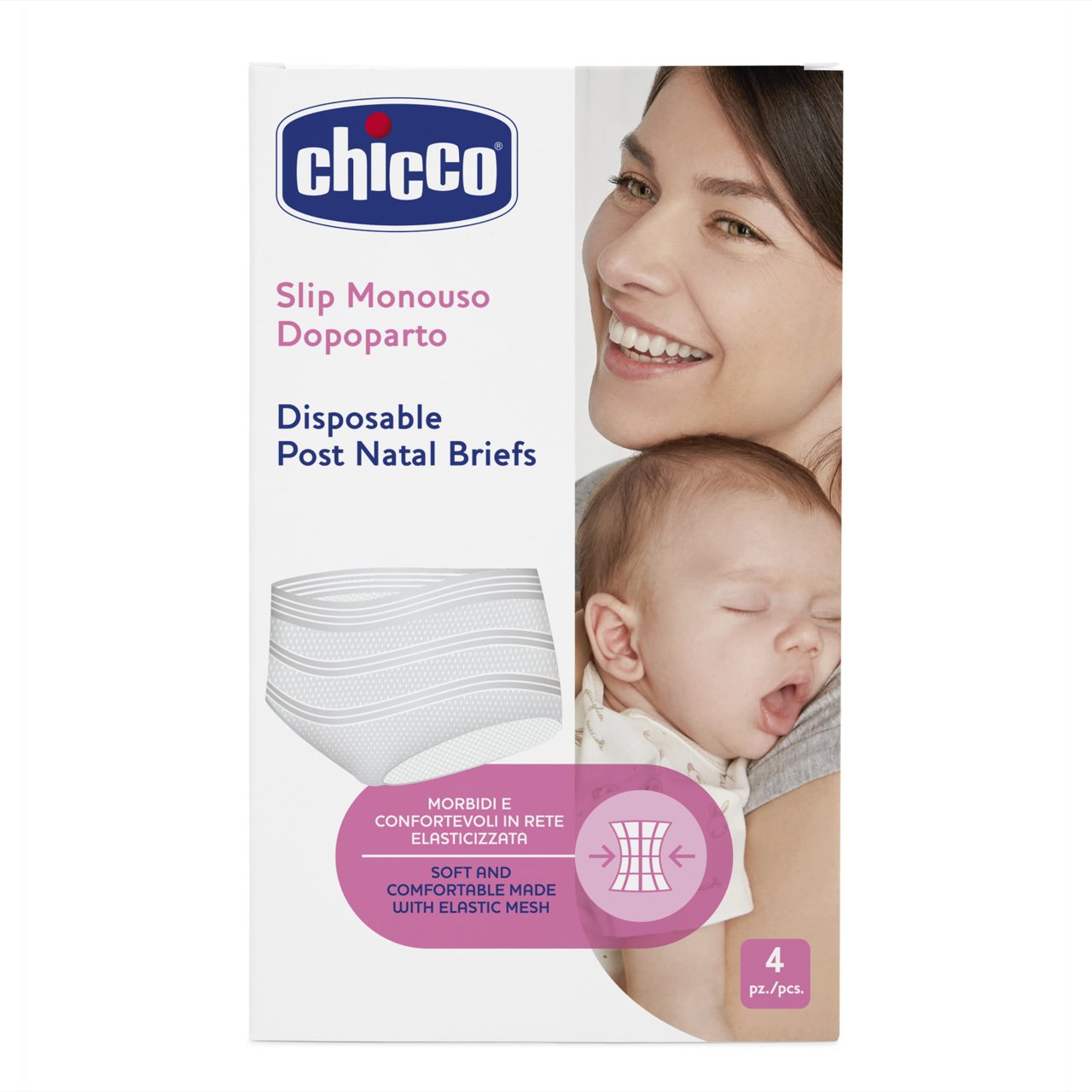 Chicco Slip Monouso Dopoparto In Rete