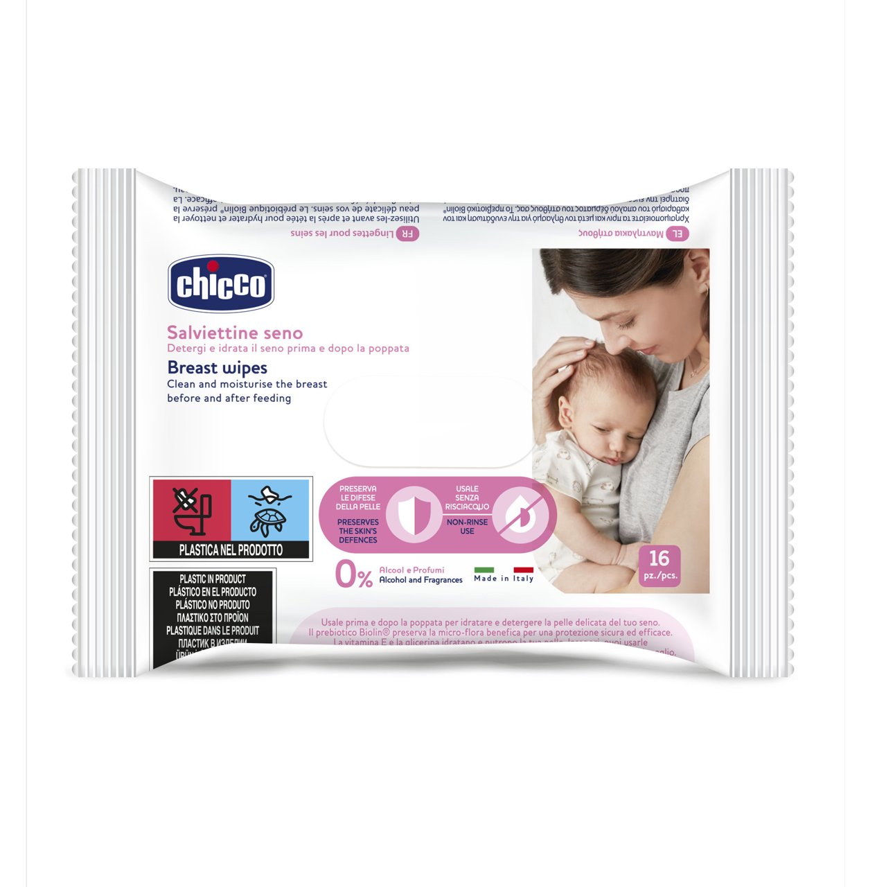 Chicco Salviette Per il Seno 16pz
