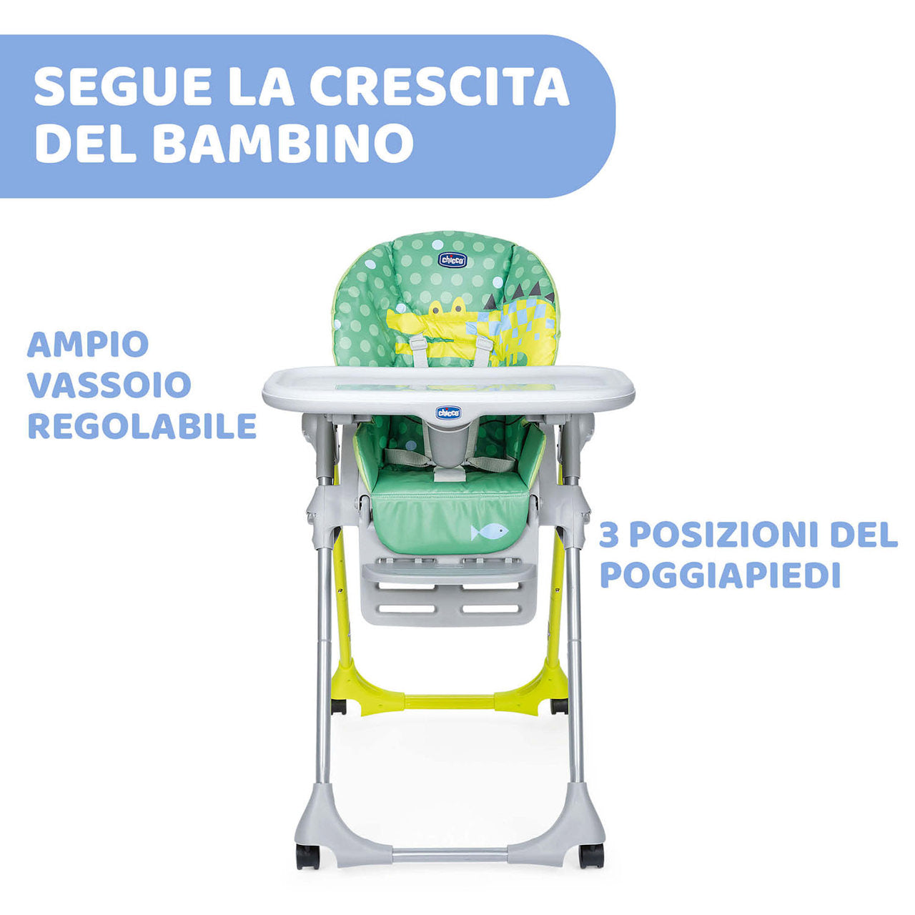 Chicco Polly Easy Seggiolone Pappa