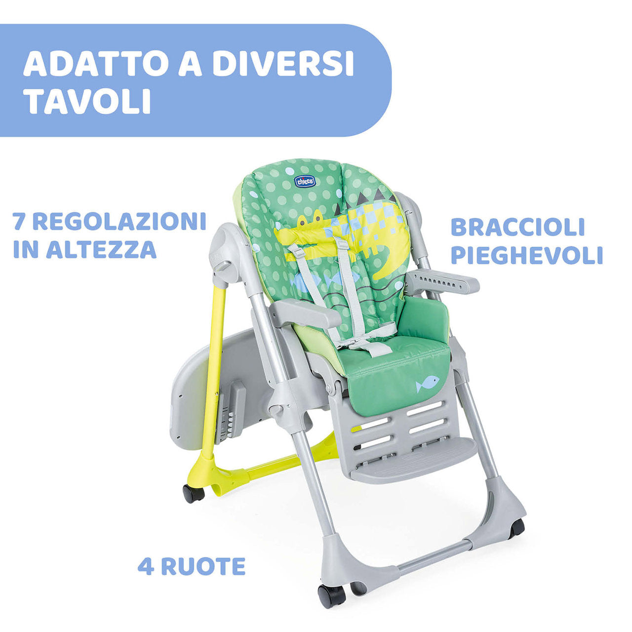 Chicco Polly Easy Seggiolone Pappa