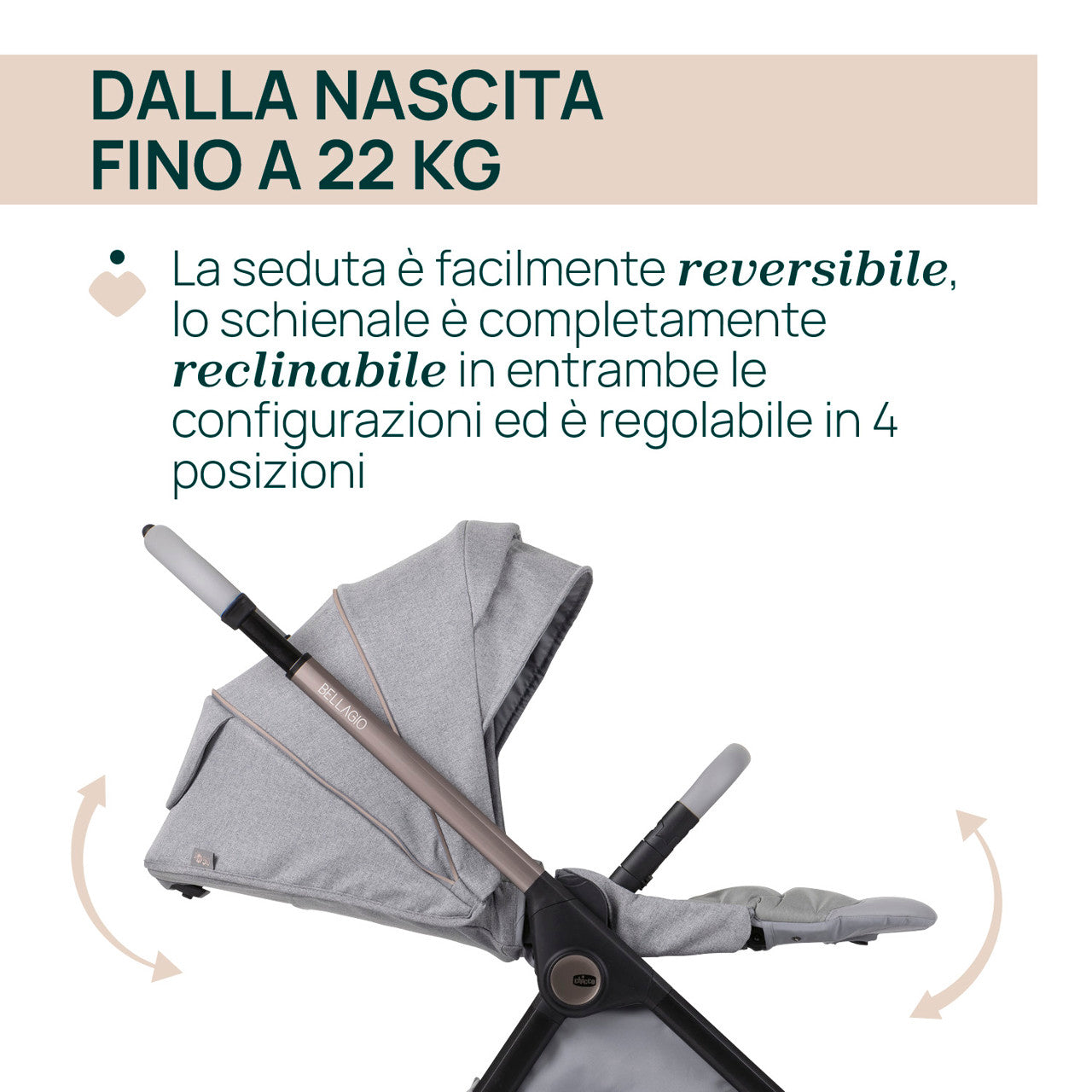 Chicco Trio Bellagio Lunar Rock