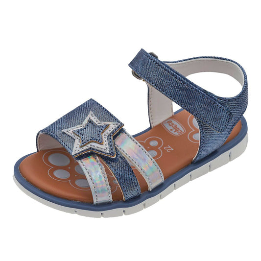 Chicco Sandalo Effetto Denim Lucido