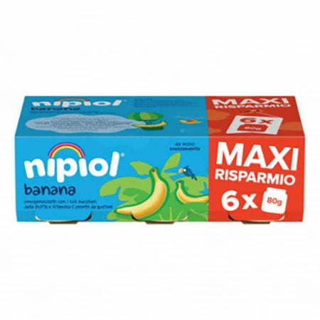 Nipiol Frutta 6x80gr