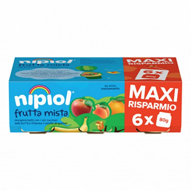 Nipiol Frutta 6x80gr