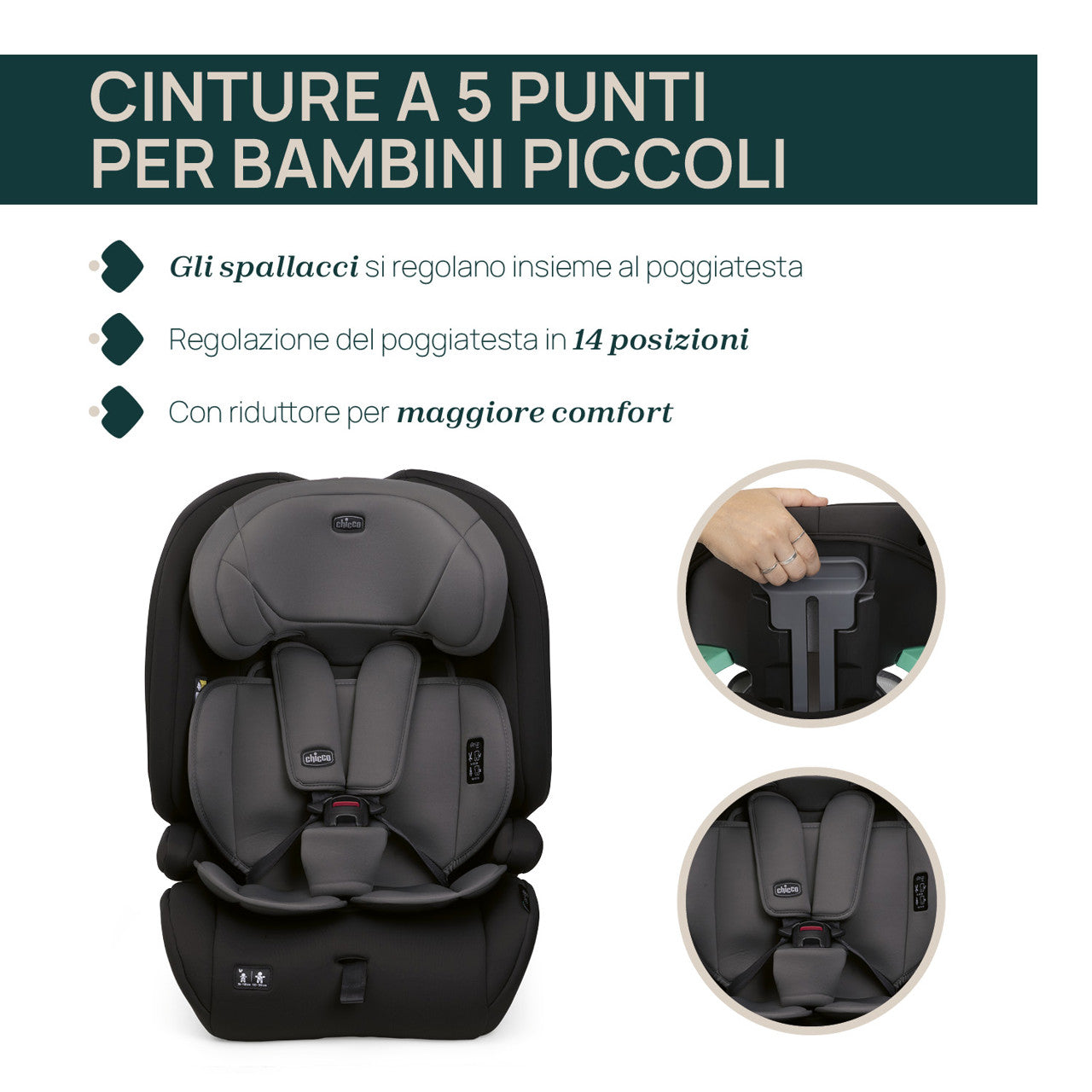 Chicco Seggiolino Auto Gro-Up i-Size