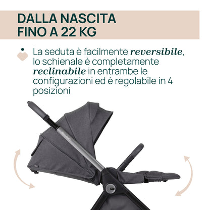 Chicco Trio Bellagio Black Satin