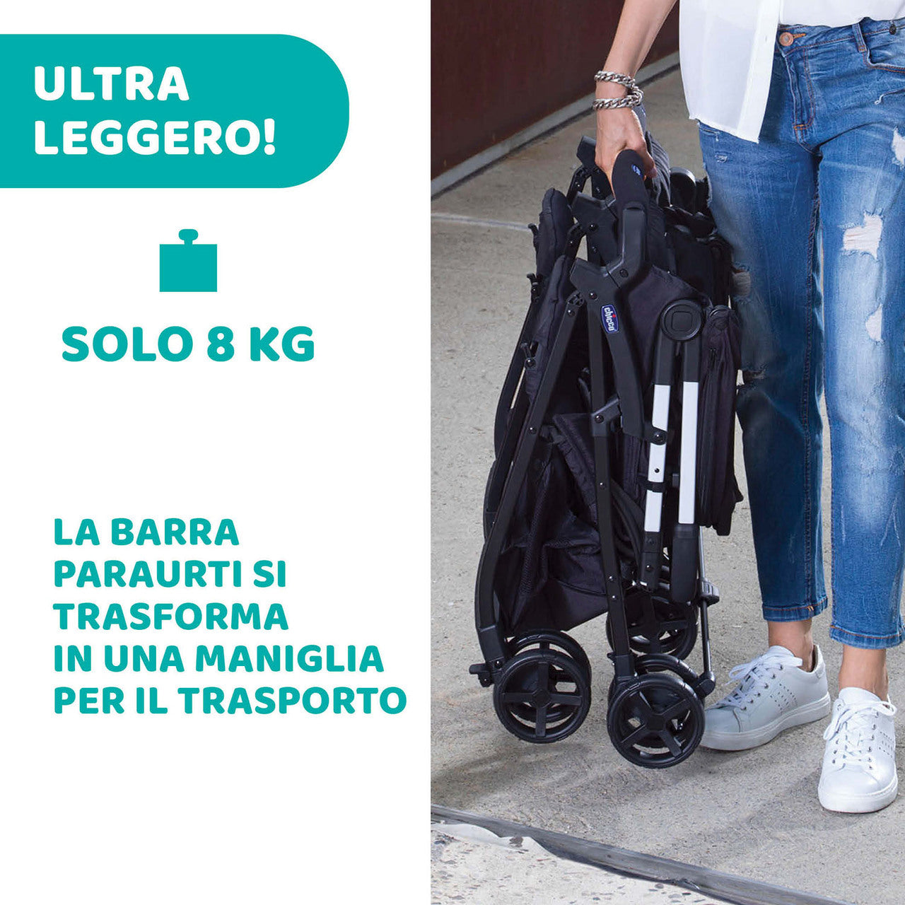 Chicco Ohlalà Twin Passeggino Gemellare