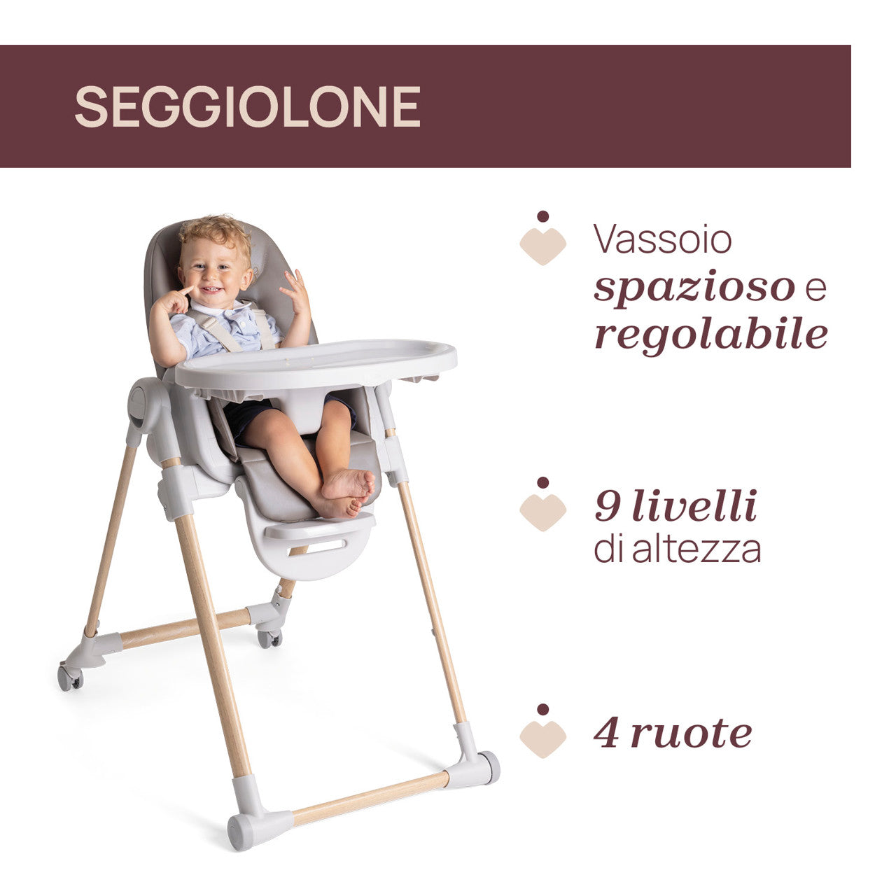 Chicco Seggiolone Polly Armonia