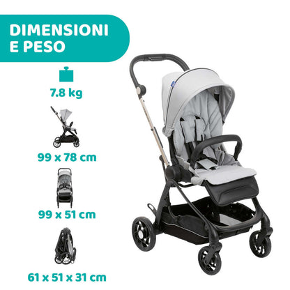 Chicco Trio One4ever Silverleaf