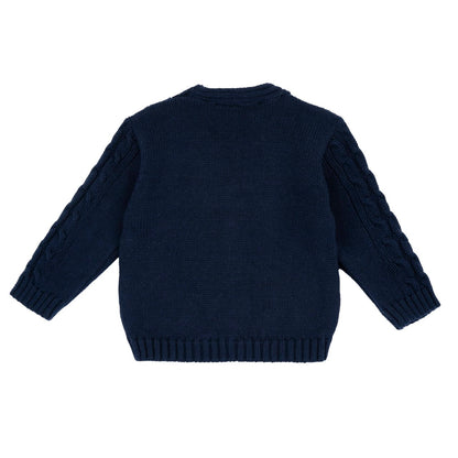 Chicco Cardigan In Maglia Misto Lana E Cotone