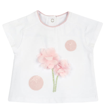 Chicco T-Shirt Con Stampa Floreale