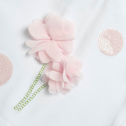Chicco T-Shirt Con Stampa Floreale