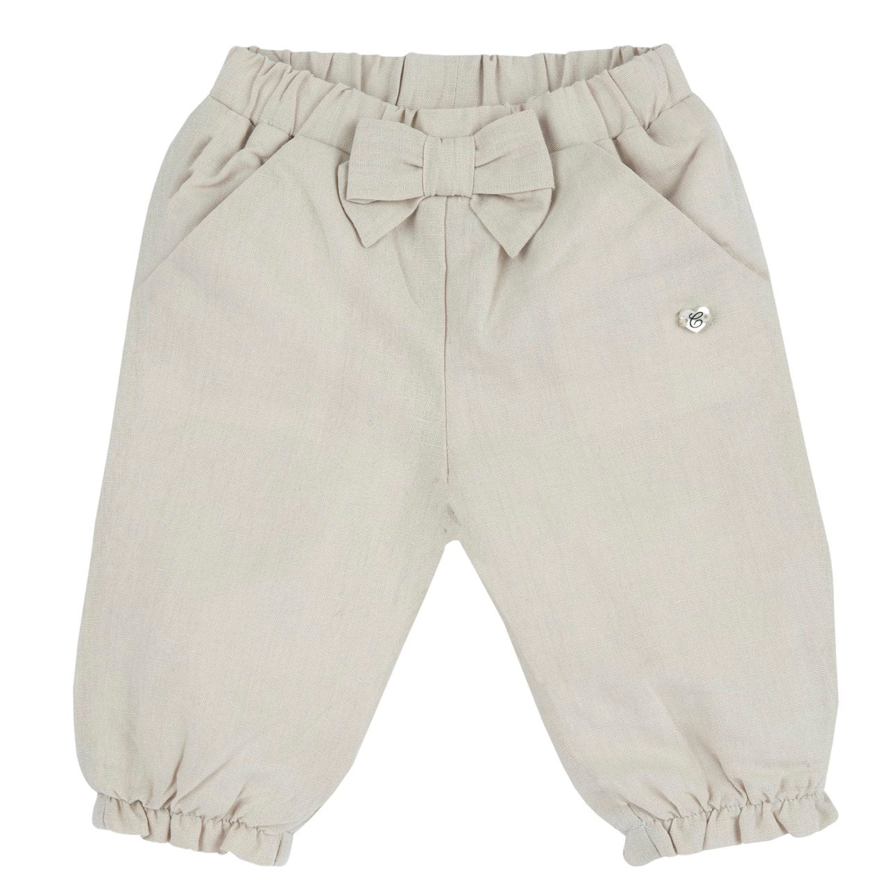Chicco Pantaloni In Cotone E Lino