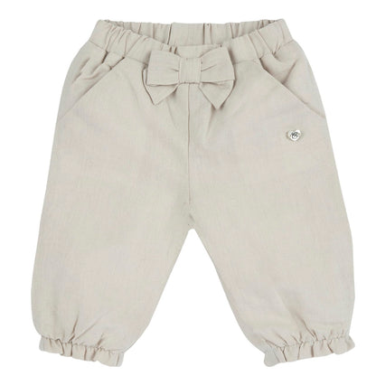 Chicco Pantaloni In Cotone E Lino