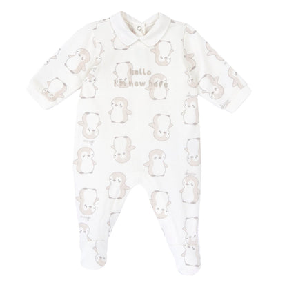 Chicco Tutina In Felpa Elasticizzata