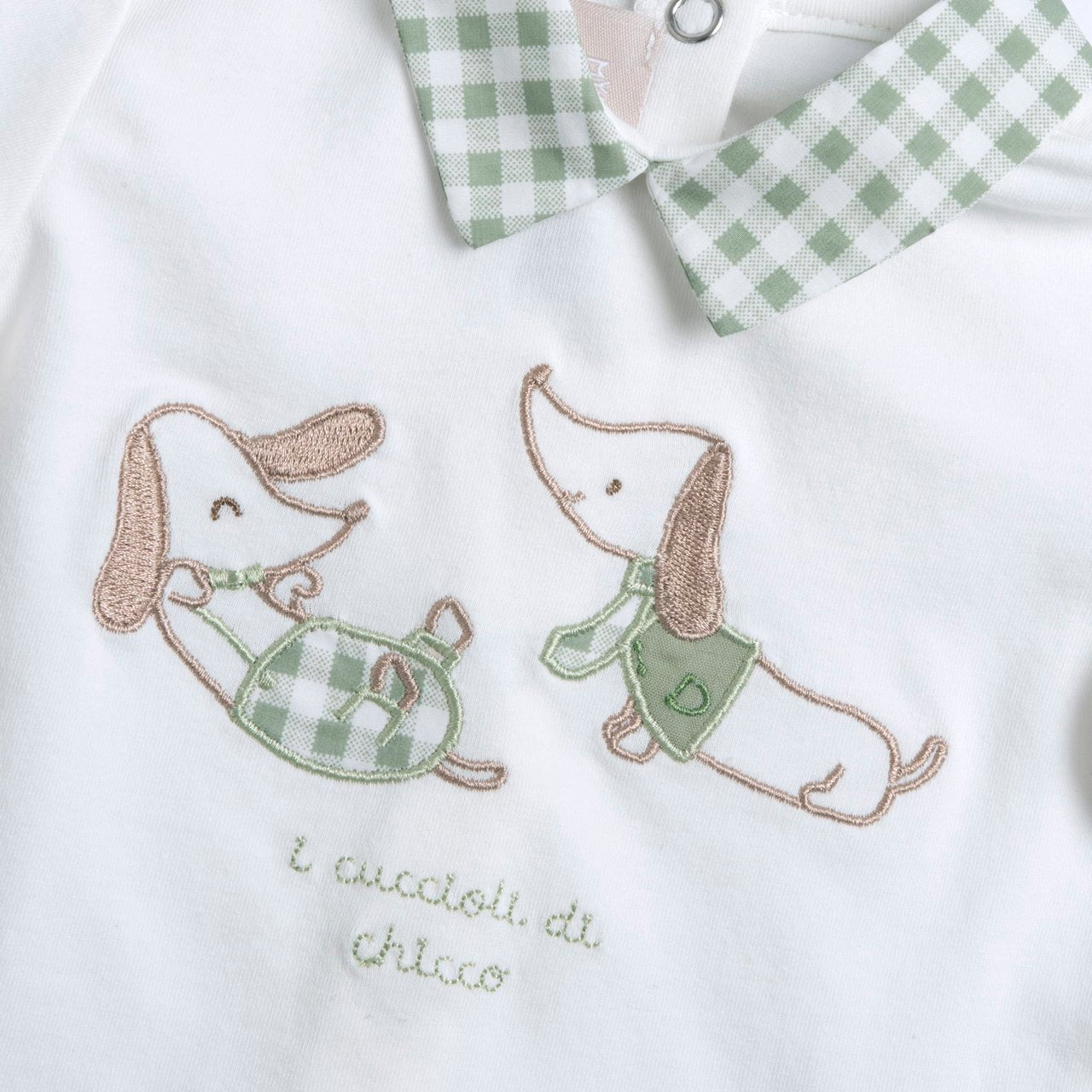 Chicco Maglia In Jersey Di Cotone E Pantaloni Corti In Piquet