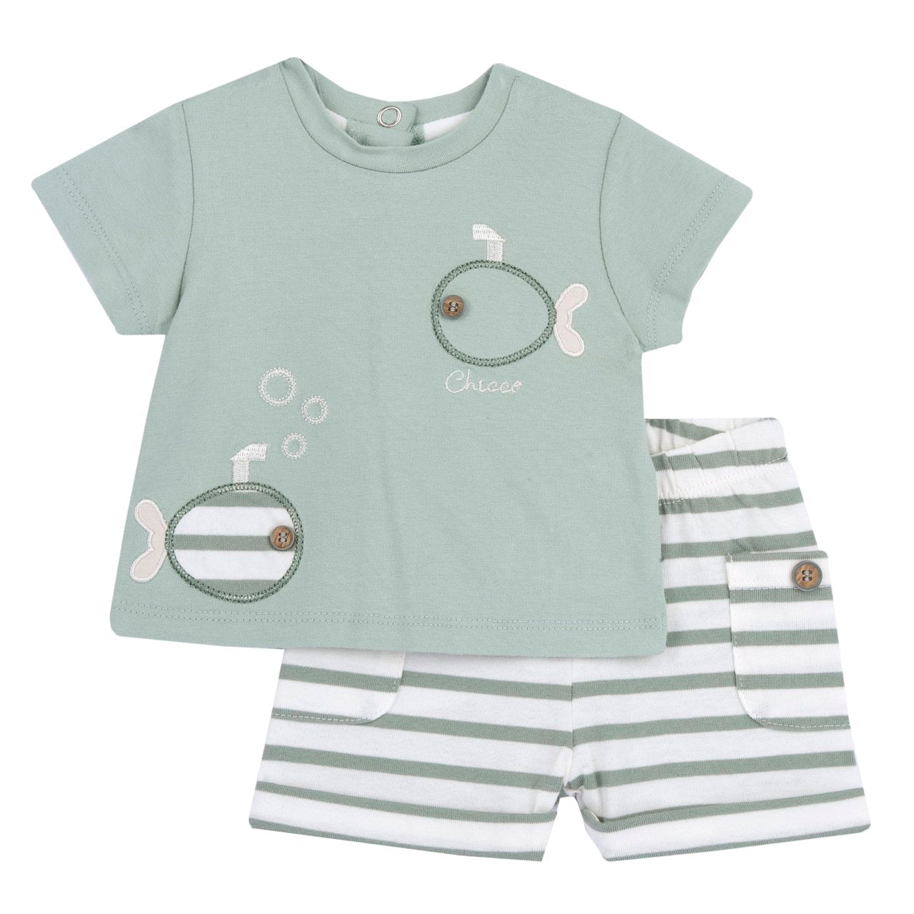 Chicco Completo In Jersey Di Cotone