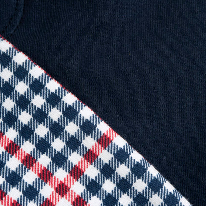 Chicco Completo Camicia Felpata E Pantalone Con Bretelle