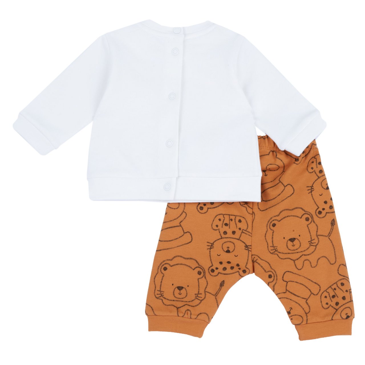 Chicco Completo In Felpa Elasticizzata