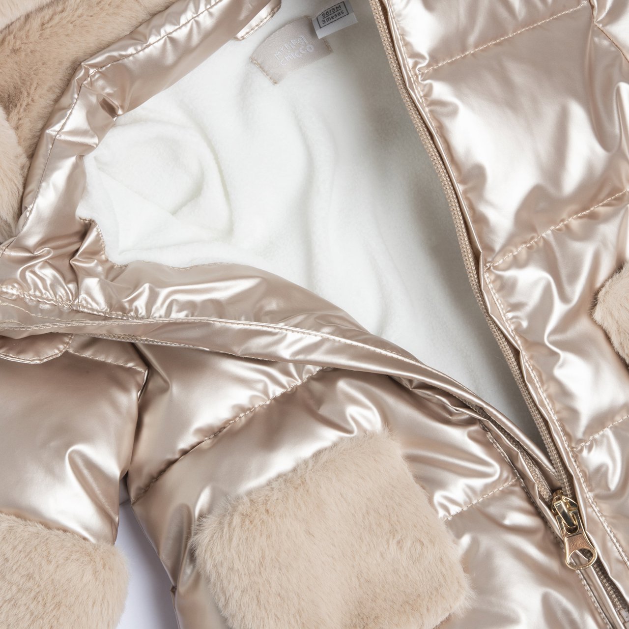 Chicco Giubbotto Imbottito Effetto OroRosè