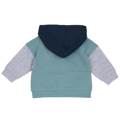Chicco Cardigan Con Zip In Felpa Garzata