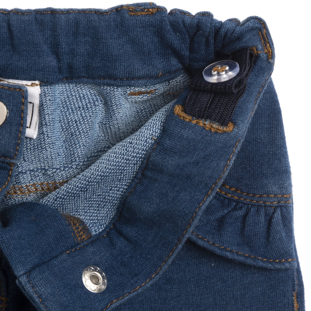 Chicco Pantaloni lunghi in felpa effetto denim
