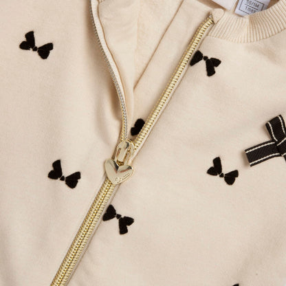 Chicco Cardigan con zip in felpa garzata elasticizzata