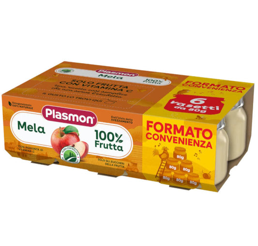 Plasmon Frutta 6x80gr