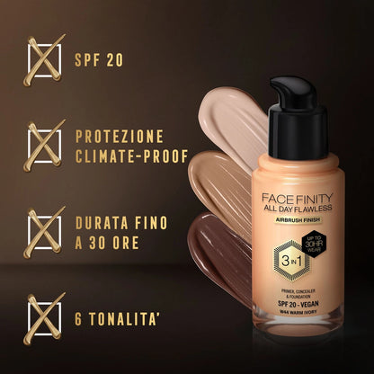 Max Factor Facefinity Fondotinta 3in1