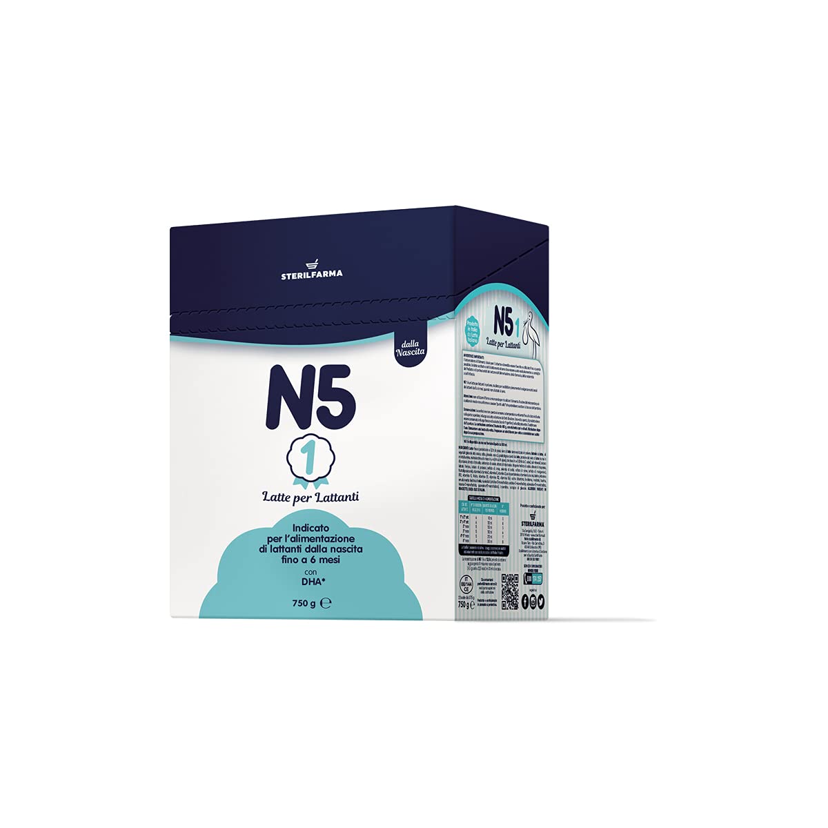 N 5 1 Latte In Polvere 750gr 0-6 Mesi