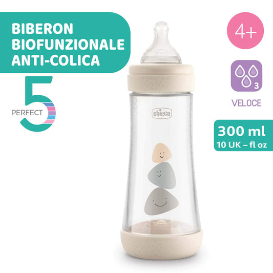 Chicco Biberon Perfect 5 300ml Flusso Rapido
