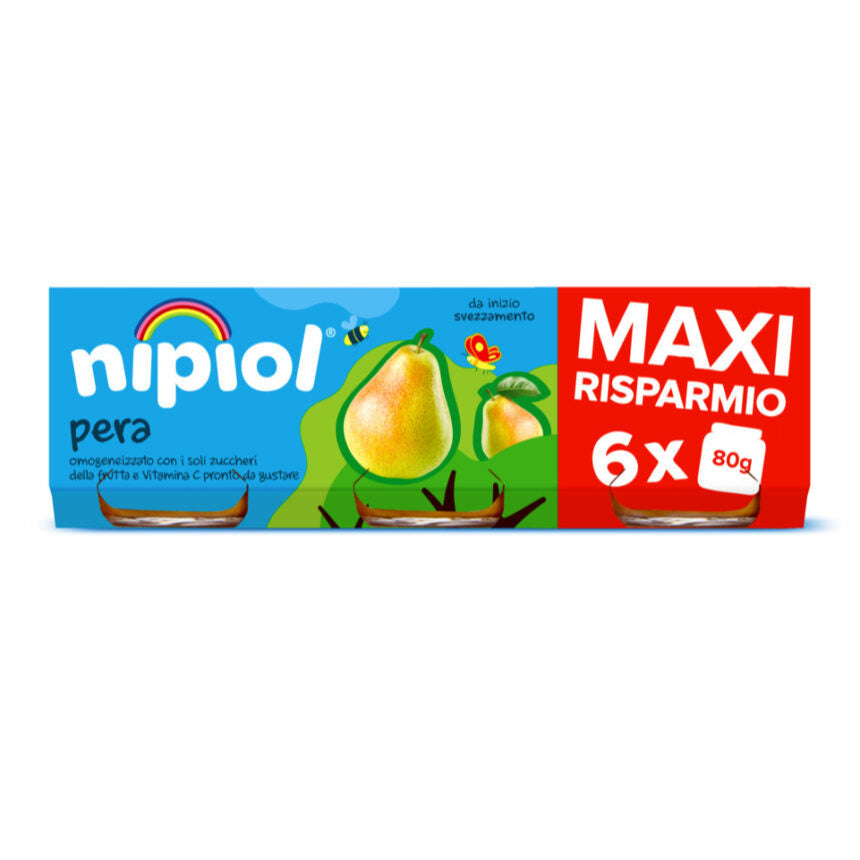 Nipiol Frutta 6x80gr