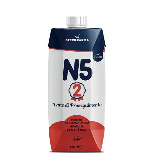 N 5 Latte 6-12 Mesi 500ml