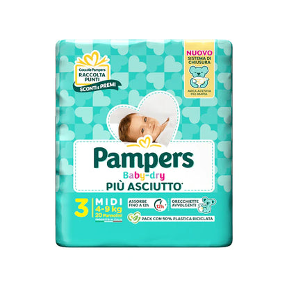 Pampers Baby-Dry Pacco Singolo