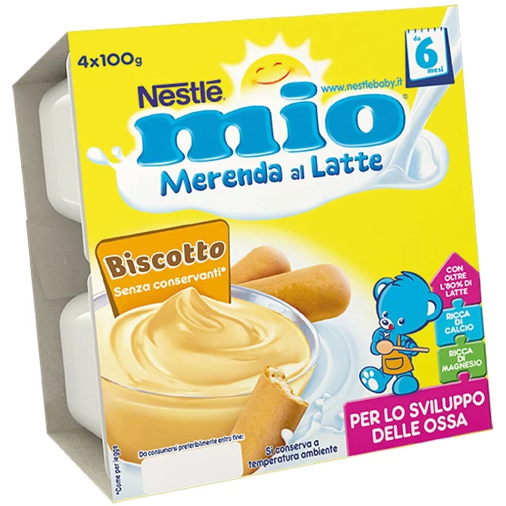 Nestlè Mio Merenda al Latte 4x100gr