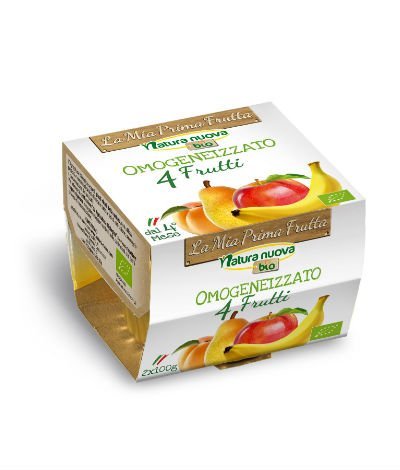 Natura Nuova Omogeneizzato Di Frutta 2x100gr
