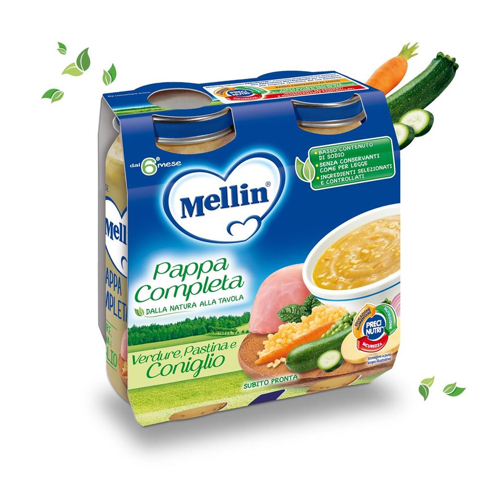 Mellin Pappa Completa 2x 250gr